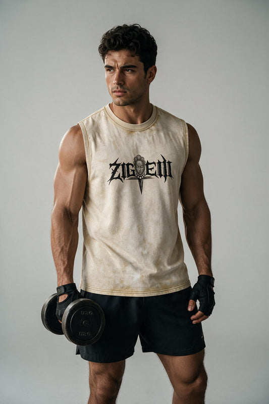 Zigueii Origine Washed Cut-Off Tank