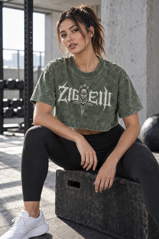 Zigueii Origine Washed Crop top