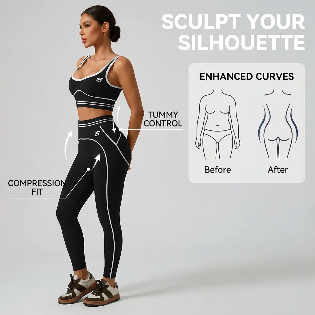 Rora Seamless Set black