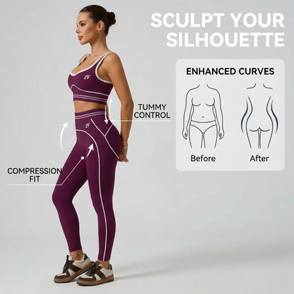 Rora Seamless Set purple