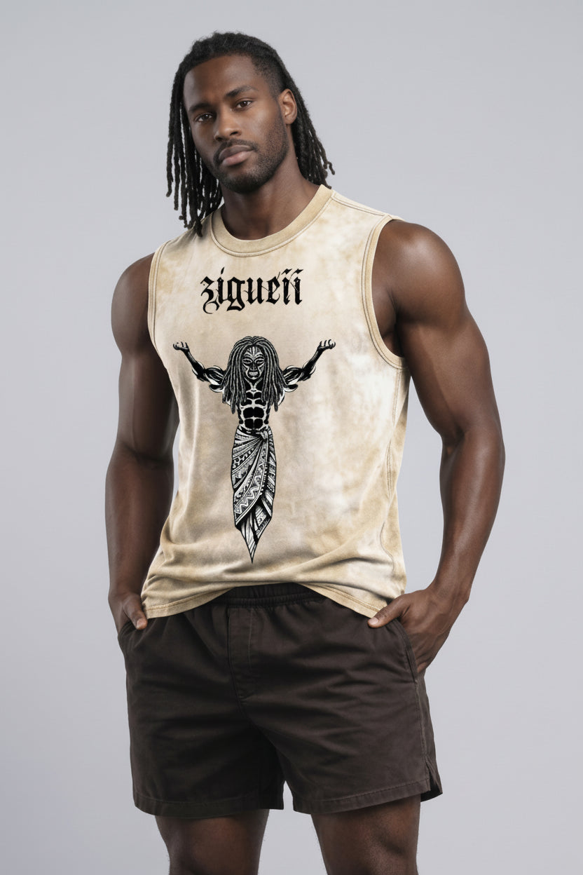 Zigueii Washed Tribal Tank