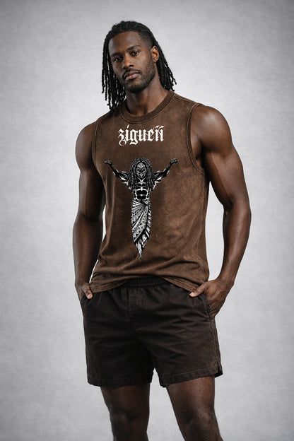 Zigueii Washed Tribal Tank