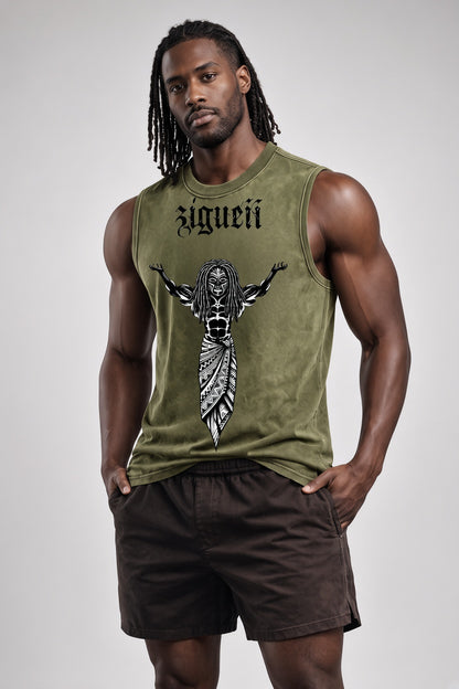 Zigueii Washed Tribal Tank