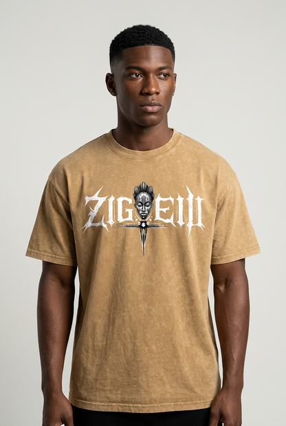 Zigueii Origine Washed Sort sleeve