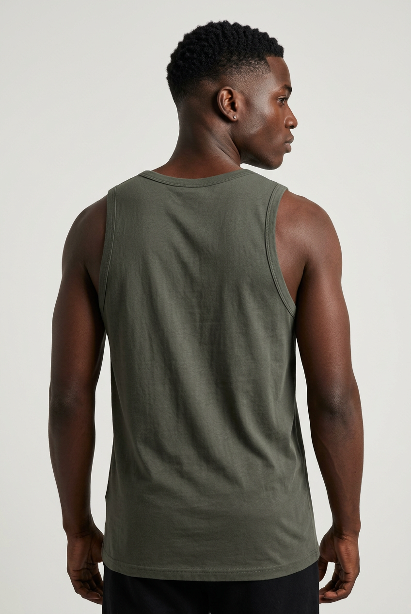 Men’s Essential Heavyweight Ribbed Tank top