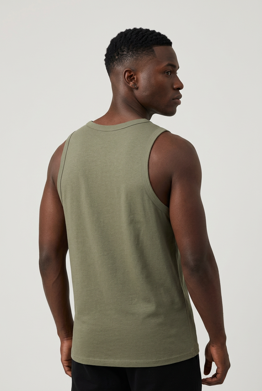 Men’s Essential Heavyweight Ribbed Tank top