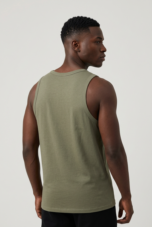 Men’s Essential Heavyweight Ribbed Tank top