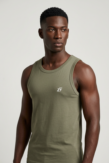 Men’s Essential Heavyweight Ribbed Tank top