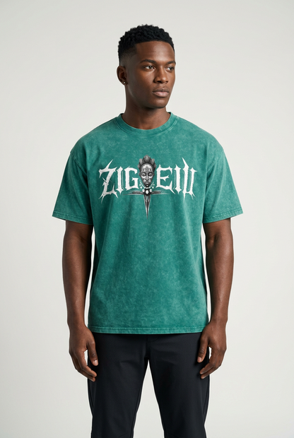 Zigueii Origine Washed Sort sleeve
