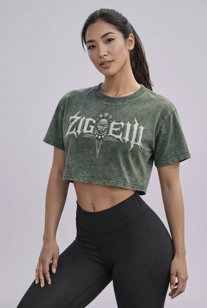 Zigueii Origine Washed Crop top