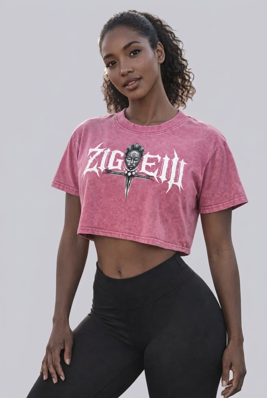Zigueii Origine Washed Crop top