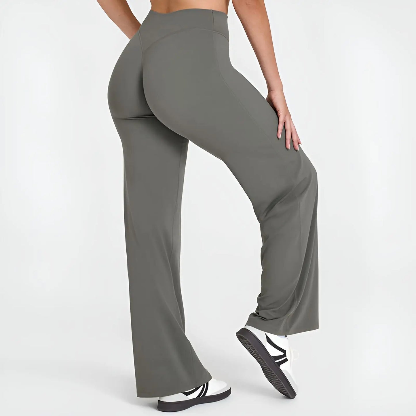 Ago mid-high rise flared leggings