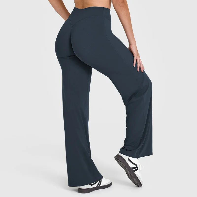 Ago mid-high rise flared leggings