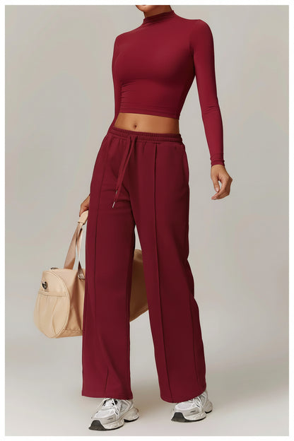 Elysian Crop Tops Long Sleeve