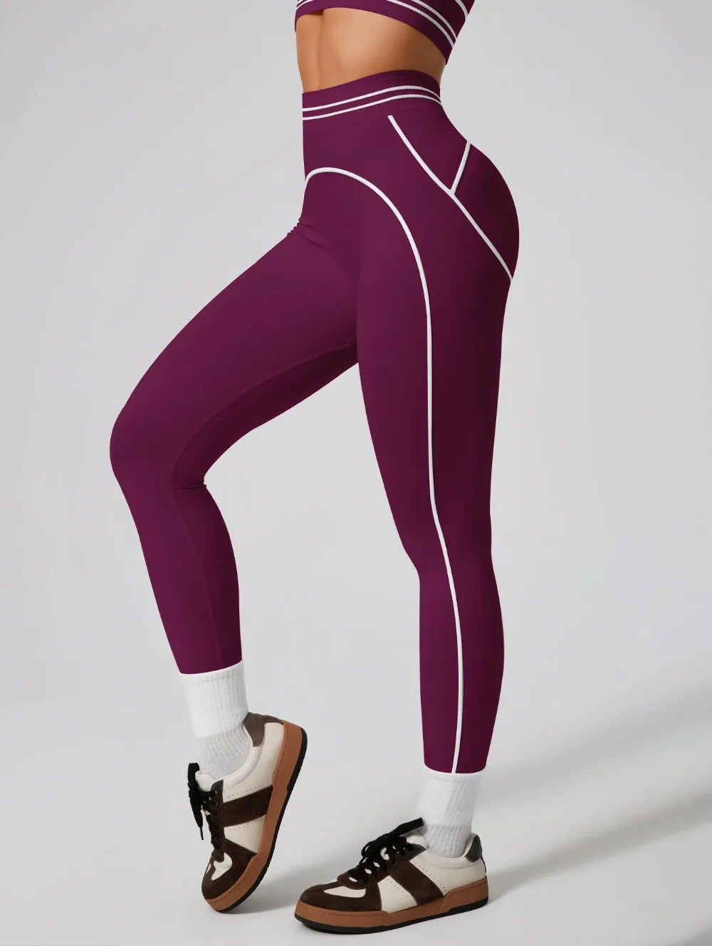 Rora Seamless Set pal purple