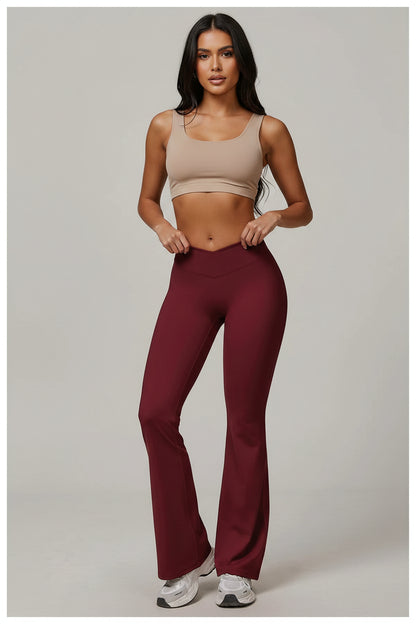 Apex Waistband Flared Leggings