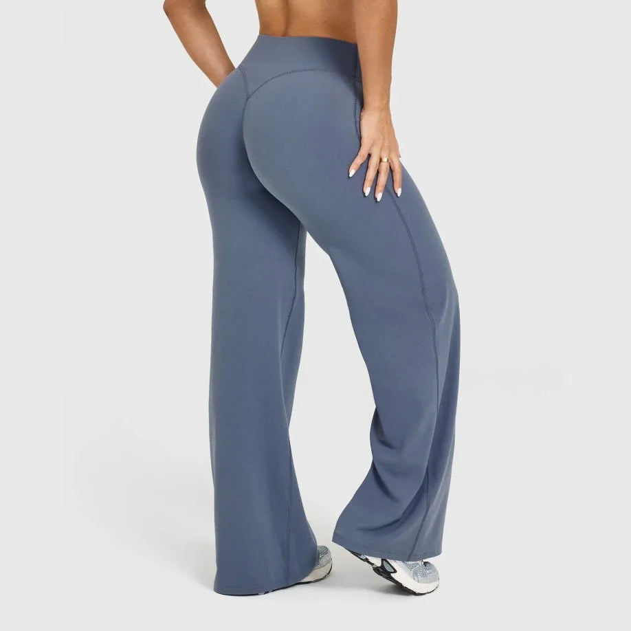 Ago mid-high rise flared leggings