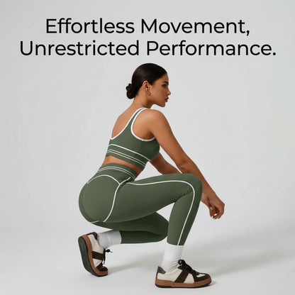 Rora Seamless Set Army Green