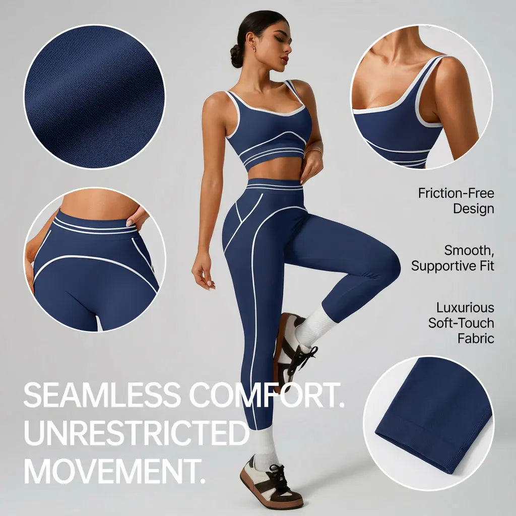Rora Seamless Set pal purple