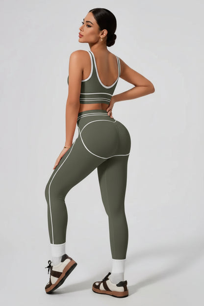 Rora Seamless Set Army Green