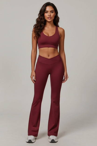 Apex Waistband Flared Leggings