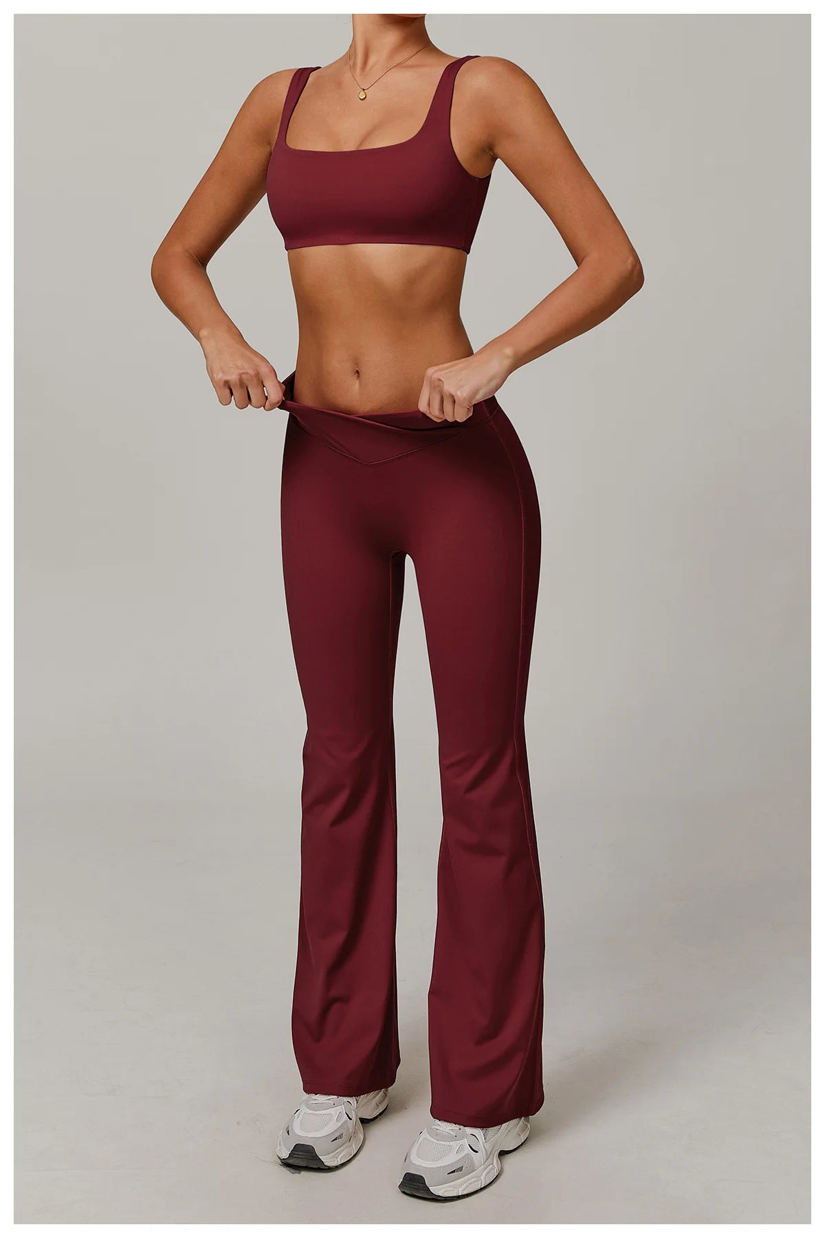 Apex Waistband Flared Leggings