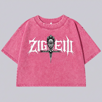 Zigueii Origine Washed Crop top