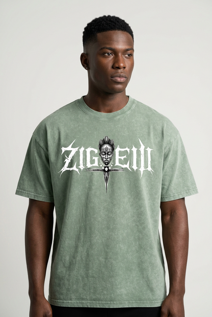 Zigueii Origine Washed Sort sleeve